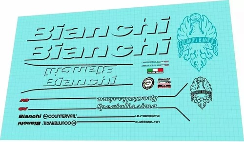 Set decalcomanie bianchi - set,