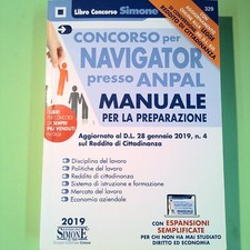CONCORSO PER NAVIGATOR PRESSO ANPAL MANUALE PER LA PREPARAZIONE EDIZIONI SIMONE