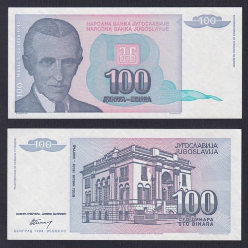 Banconota jugoslavia 100 - jugoslavia,
