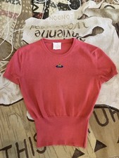 PRE-LOVED VIVIENNE WESTWOOD GOLD LABEL VINTAGE ROSA SALMONE R/N TOP TAGLIA 31"