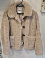 Giacca Teddy Zara donna beige