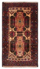 Tappeto vintage 2'8" x 4'9"