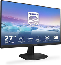 Monitor, HDMI - DP - VGA, Altoparlante V7, 27 Pollici FHD