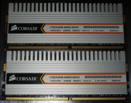 Kit 4gb corsair ddr2 - corsair,