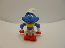 PUFFI SMURF da BARBAPUFFO 20091 PUFFO SCIATORE SKIER SMURF GERMANY CE 