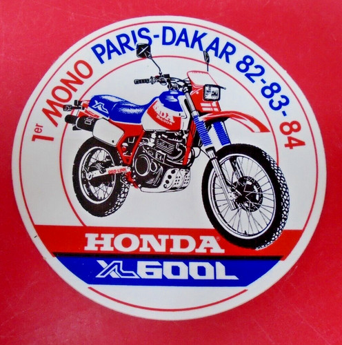 Honda xl600l paris - paris, dakar