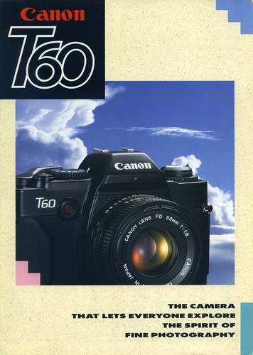 Canon t60 reflex opuscolo - reflex,