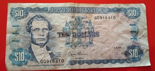 Jamaica 1994 banconota 10 - banconota,