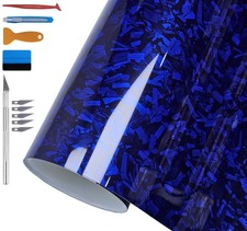 Pellicola autoadesiva in vinile realizzata con fibra di carbonio sistema anti