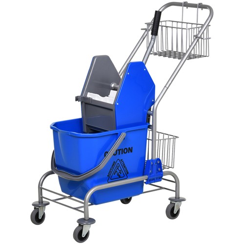Homcom carrello lavapavimenti - carrello,