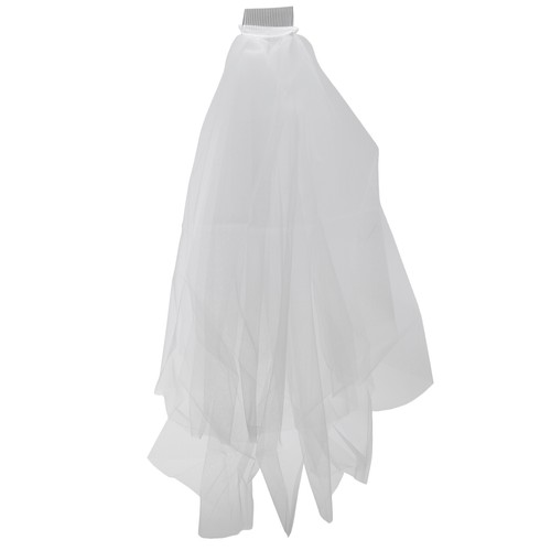 Velo sposa corto nel tulle - corto,