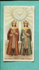 Antico Santino-Santi Medici e Martiri COSMA e DAMIANO-Ed. NG 3157-BITONTO 1934
