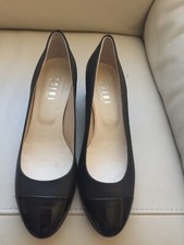 ?Decolté Pelle Nera Donna 41 Tipo Chanel Nuovo