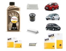 Kit Tagliando per Peugeot 107 Toyota Aygo Citroen C1 1.0 cc + 4 Olio Total 5w40