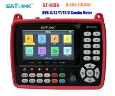 SATLINK ST-5155 Satellite Finder Meter DVB-S/S2/T/T2/C Combo MPEG-4 H.265 10Bit