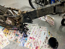 BENELLI 125 SS ANNI 70 TELAIO RADIATO