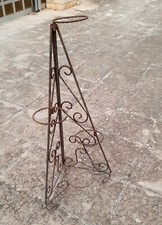 PORTAFIORI PORTA VASI IN FERRO BATTUTO ANTICO VINTAGE