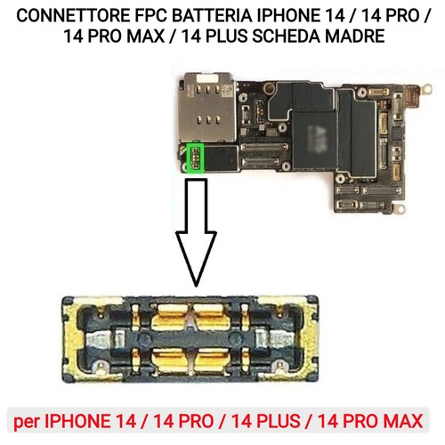 Connettore fpc batteria iphone - fpc,