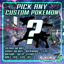 POKEMON LEGENDS ZA ✨ Any 6IV Pokemons Shiny Full Custom- Instant Delivery✨ Z-A
