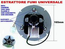 VENTOLA FUMI UNIVERSALE STUFA