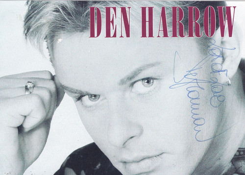 Autografo den harrow - autografo,