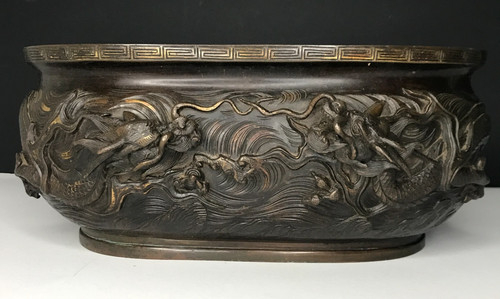 Grande vaso dragone acqua - grande,