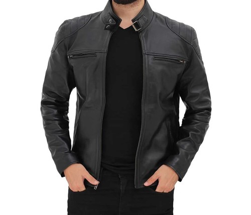 Men genuine lambskin - men, leather