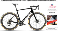 KIT PELLICOLA PROTEZIONE TRASPARENTE PER TELAIO BICI CORSA CERVELO CALEDONIA