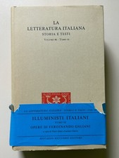 La letteratura italiana Storia