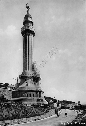 Cartolina trieste faro - cartolina, il