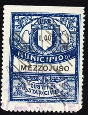 Italy Municipal - Marche Comunali - Mezzojuso # A655