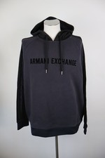 ARMANI EXCHANGE FELPA UOMO Tg XL MAN SPORT JACKET SWEATSHIRT VINTAGE COTONE