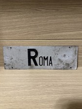 Targa Roma Anni 90 Originale