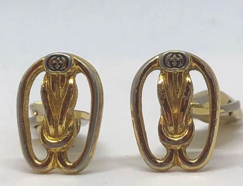 Gemelli gucci logo tono oro - gg,