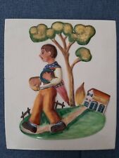 Antica Ceramica Piastra Bassorilievo PRECIOSA vedere foto e leggere descrizione