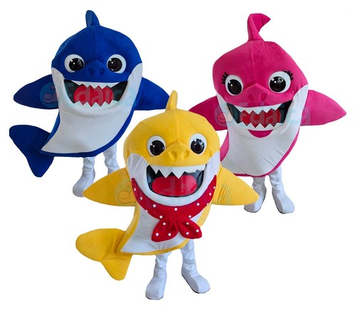 Mascotte baby shark deluxe - shark,