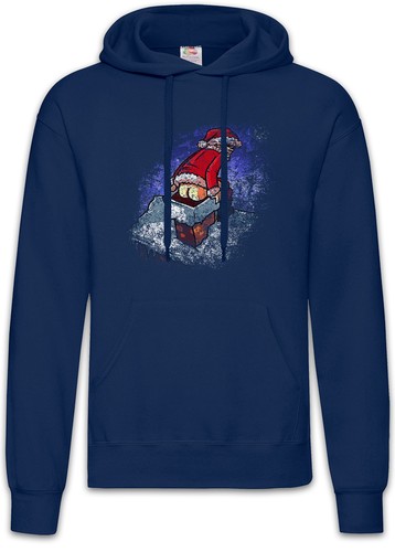 Felpa con cappuccio uomo santa - felpa,
