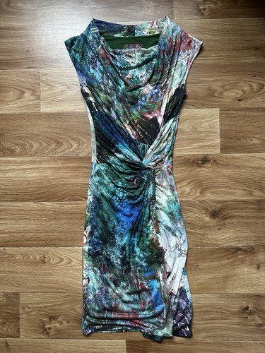 Abito midi desigual vintage - midi,
