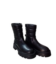 SCARPA ANFIBIO PIXY DONNA NERO PELLE NUMERO 38