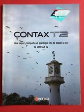 CONTAX T2 - KYOCERA - CATALOGO DEPLIANS - APPARECCHI FOTOGRAFICI SCTCAT