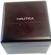 NAUTICA - SCATOLA PER OROLOGIO-VINTAGE- USATA-RARE WATCH BOX-CAJA-BOITE-USATA