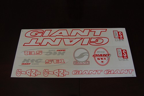 Adesivi giant xtc se1 bianco - giant,