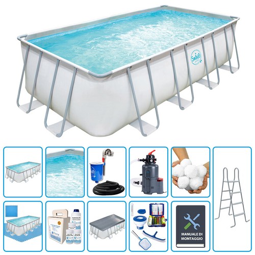 Piscina fuori terra swing - terra,
