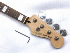 Chitarra elettrica originale Fender Squier Jazz J BASS anni 70 BLOCK INLAY NECK Affinity