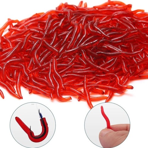 100 pezzi esca pesca verme - esca,