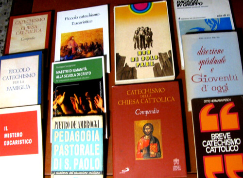 Lotto libri catechismo - 11, di