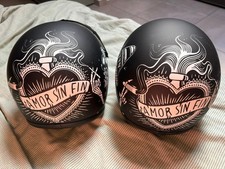 casco moto custom