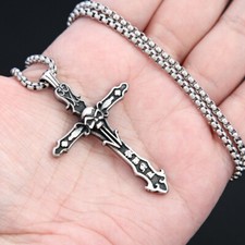 Collana uomo croce vintage