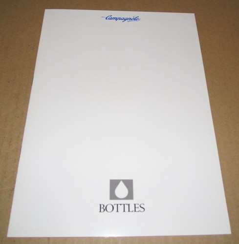 Brochure bottiglia acqua