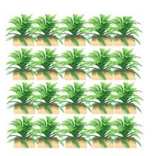  20 PCS Piante Tropicali Artificiali Decorazioni Festa Hawaiana Realistiche